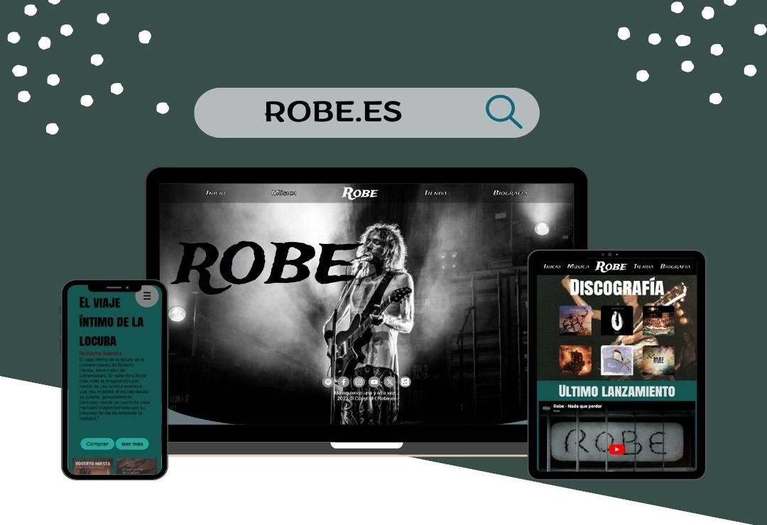 Página de Artista - Diseño Web Profesional